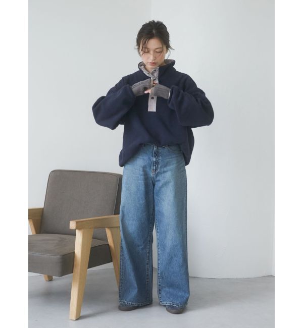 Ungrid「パイピングフリースプルオーバー」|Tシャツ・カットソー|