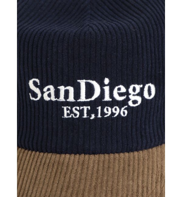 Ungrid「バイカラーコーデュロイキャップ」|キャップ・キャスケット|