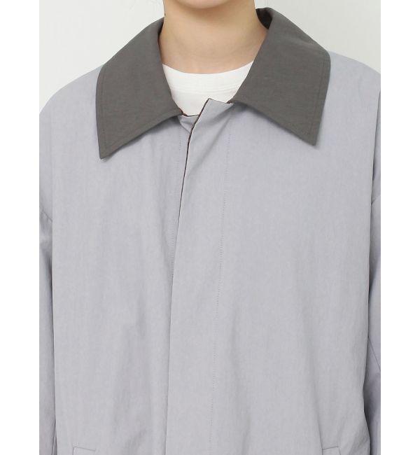 Ungrid「リバーシブルチェックロングコート」|ステンカラーコート|