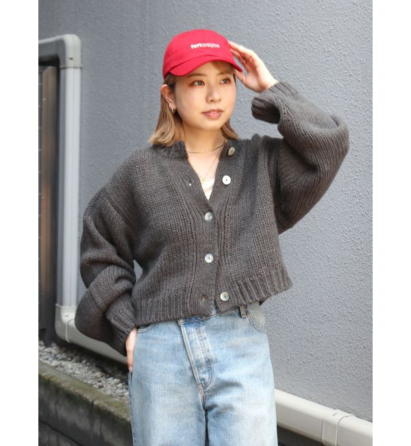 Ungrid「ローゲージニットカーデ」|カーディガン|