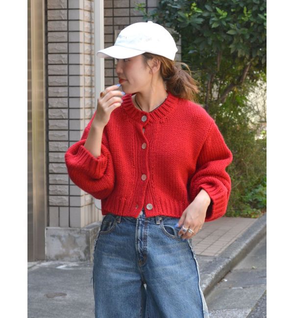 Ungrid「ローゲージニットカーデ」|カーディガン|