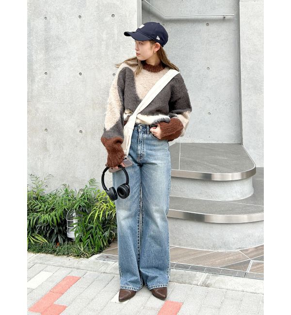 Ungrid「ニュアンスモチーフジャカードニット」|ニット・セーター|