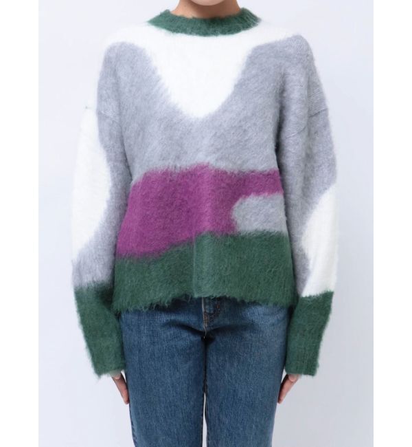 Ungrid「ニュアンスモチーフジャカードニット」|ニット・セーター|