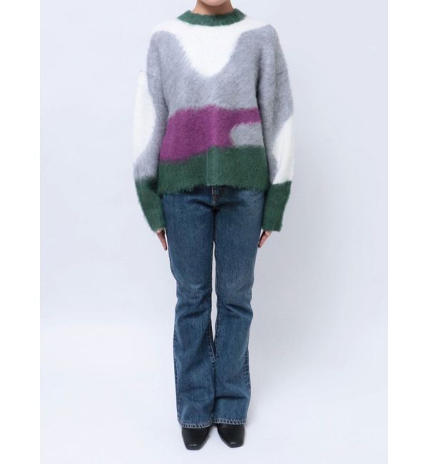 Ungrid「ニュアンスモチーフジャカードニット」|ニット・セーター|