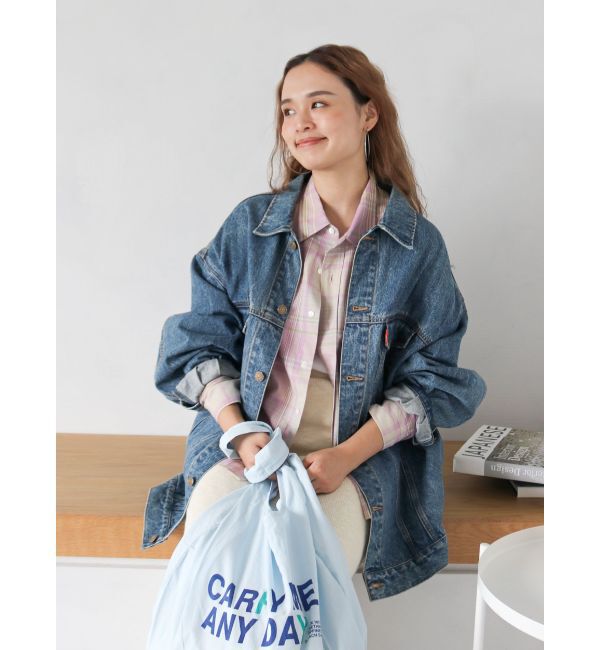 Ungrid「ビッグシルエットデニムジャケット」|ブルゾン・スタジャン|