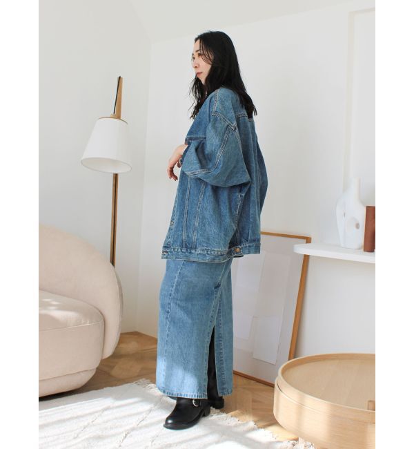 Ungrid「ビッグシルエットデニムジャケット」|ブルゾン・スタジャン|