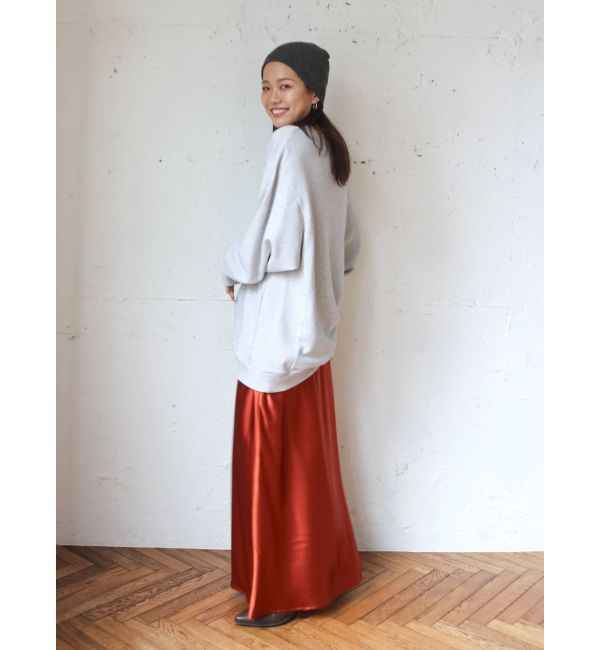 Ungrid「サテンフレアスカート」|スカート|