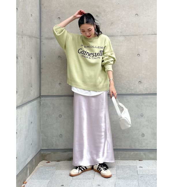 Ungrid「サテンフレアスカート」|スカート|