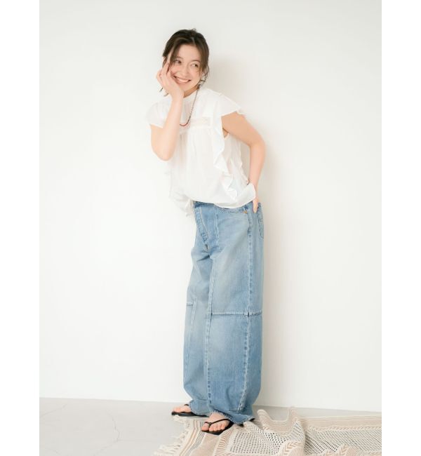 Ungrid「カーブデザインデニム」|デニム|