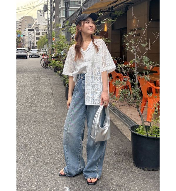 Ungrid「カーブデザインデニム」|デニム|