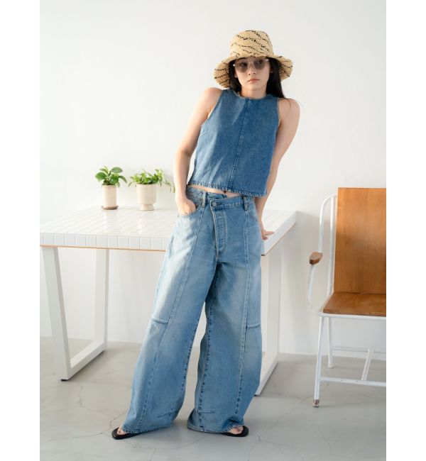 Ungrid「カーブデザインデニム」|デニム|