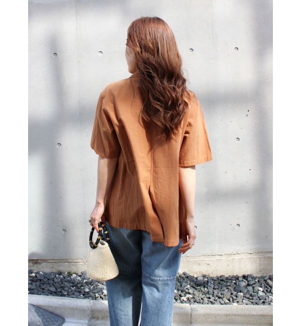 Ungrid「ハーフスリーブシャツジャケット」|シャツ・ブラウス|