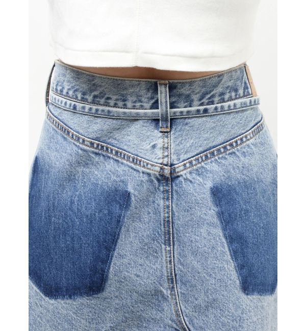 Ungrid「ポケットデザインデニムラップスカート」|スカート|
