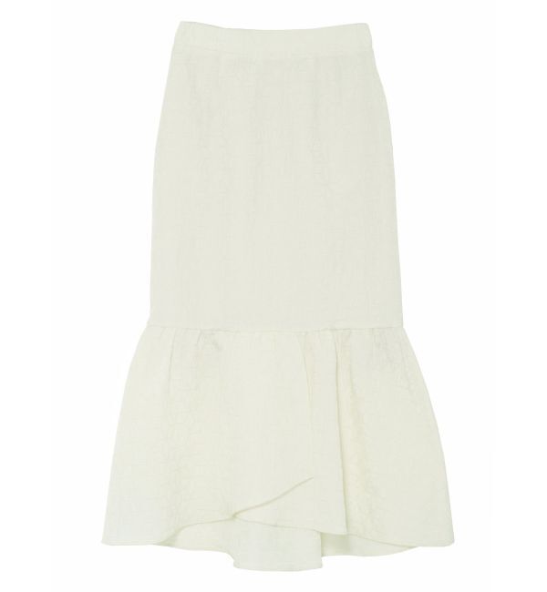 LAGUNAMOON「ジャカードギャザー切替スカート」|スカート|