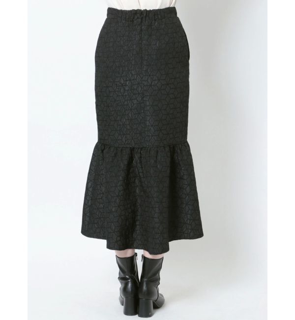 LAGUNAMOON「ジャカードギャザー切替スカート」|スカート|