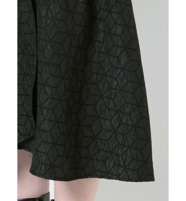 LAGUNAMOON「ジャカードギャザー切替スカート」|スカート|