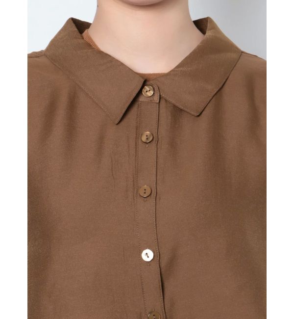 LAGUNAMOON「シャツドッキングニットプルオーバー」|ニット・セーター|