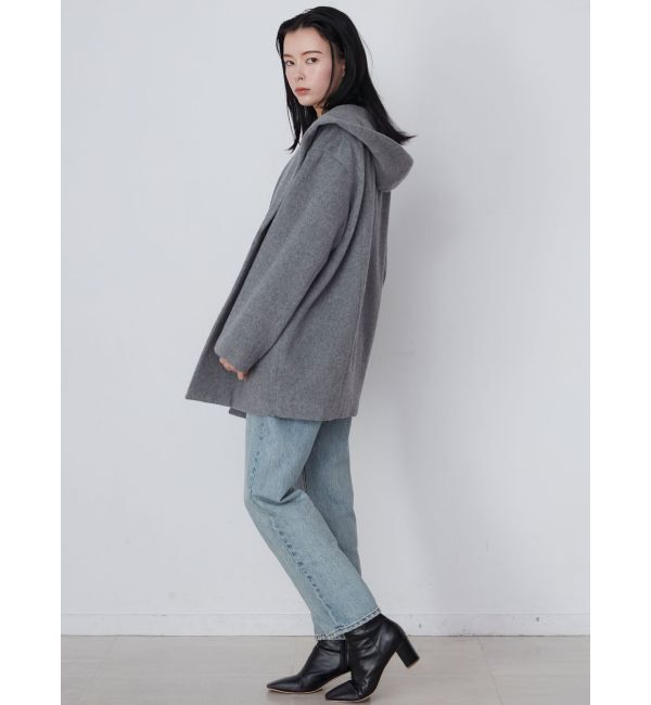 LAGUNAMOON「ウエストアシンメトリーデニムパンツ」|デニム|