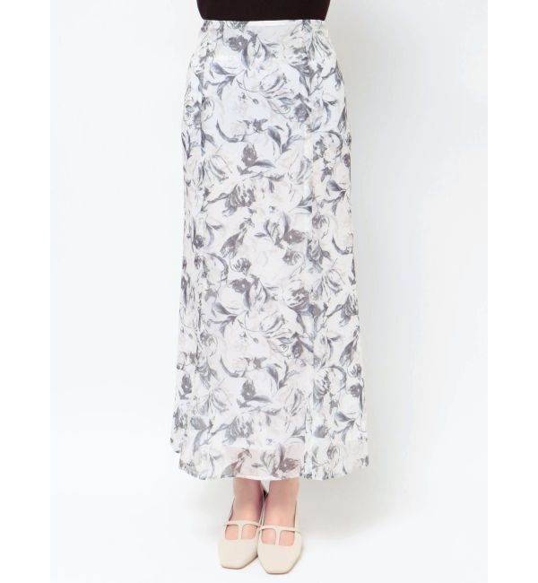 LAGUNAMOON「楊柳フラワーナロースカート」|スカート|
