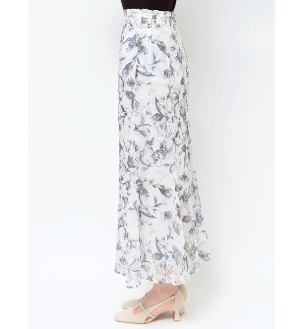 LAGUNAMOON「楊柳フラワーナロースカート」|スカート|