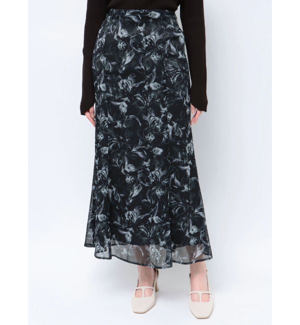 LAGUNAMOON「楊柳フラワーナロースカート」|スカート|