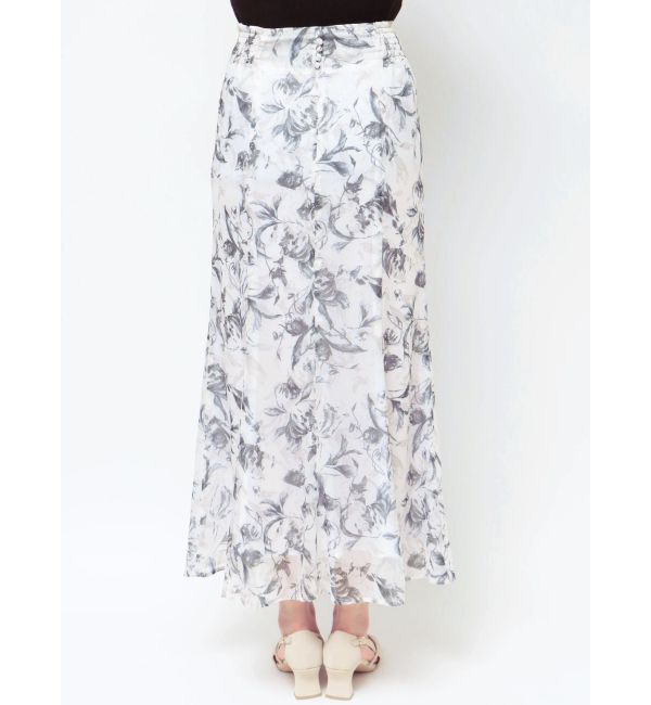 LAGUNAMOON「楊柳フラワーナロースカート」|スカート|