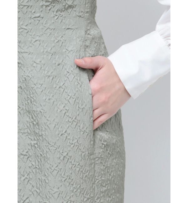 LAGUNAMOON「シャツドッキングエンボスワンピース」|ワンピース|
