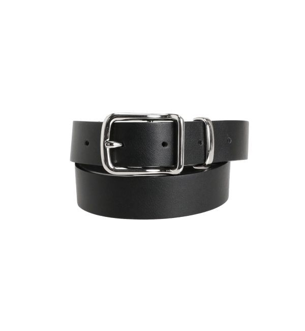 LAGUNAMOON「スクエアバックルベルト」|ベルト|ブラック