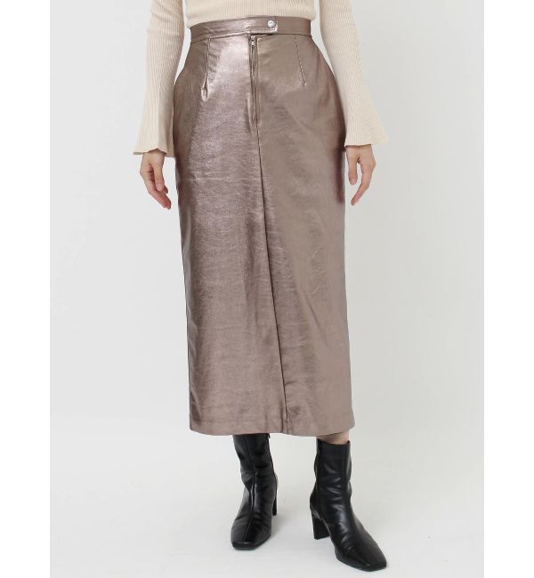 LAGUNAMOON「メタリックタイトスカート」|スカート|