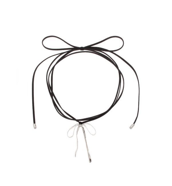 LAGUNAMOON「メタルリボンチョーカー」|ネックレス|