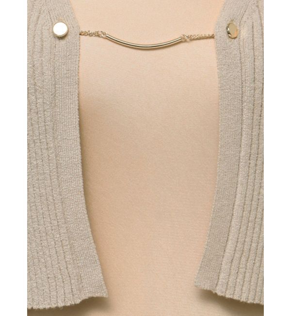 LAGUNAMOON「チェーン付きニットカーデセットワンピース」|ワンピース|