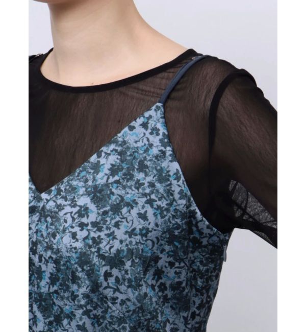 LAGUNAMOON「ヴィンテージフラワーサテンキャミワンピース」|ワンピース|