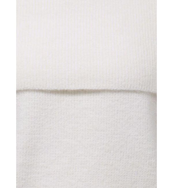 LAGUNAMOON「オフショルフレアスリーブニットプルオーバー」|ニット・セーター|