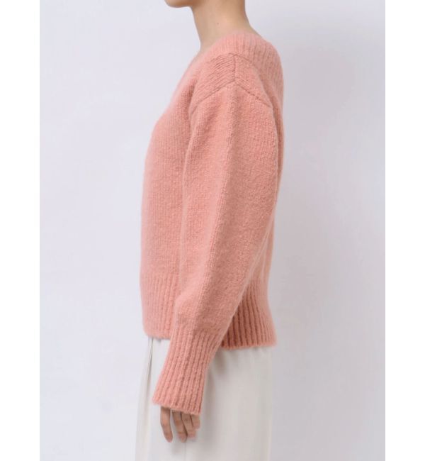 LAGUNAMOON「Vネックカラーショートニットプルオーバー」|ニット・セーター|