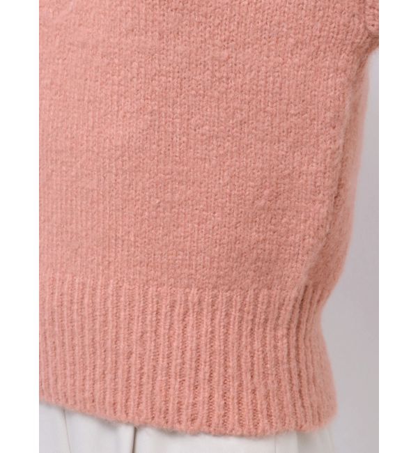 LAGUNAMOON「Vネックカラーショートニットプルオーバー」|ニット・セーター|