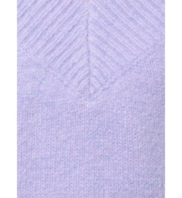 LAGUNAMOON「Vネックカラーショートニットプルオーバー」|ニット・セーター|