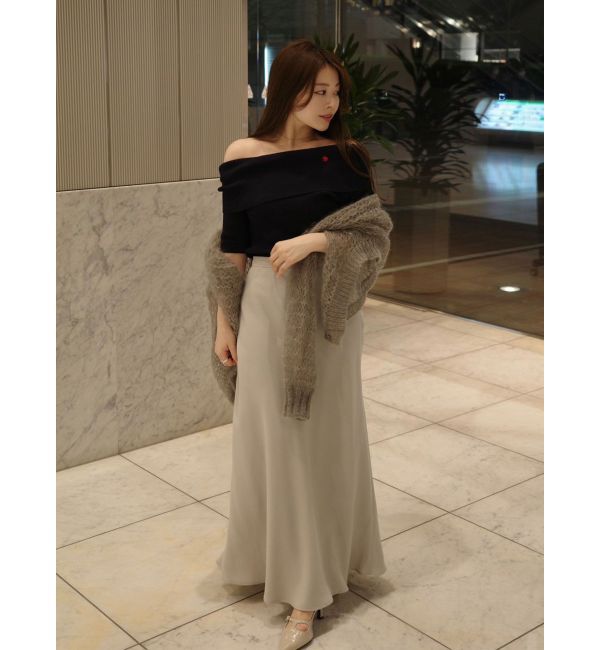 LAGUNAMOON「【POLO BCSコラボ】オフショルニットプルオーバー」|ニット・セーター|