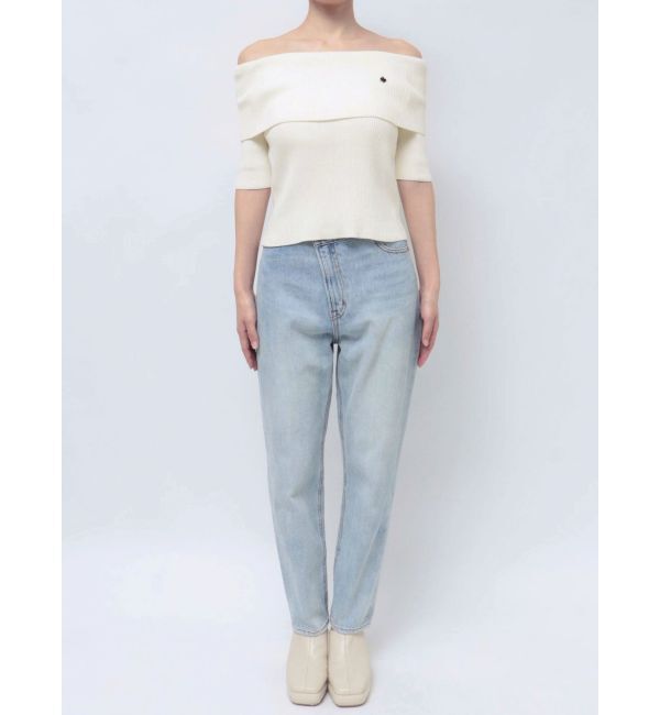 LAGUNAMOON「【POLO BCSコラボ】オフショルニットプルオーバー」|ニット・セーター|