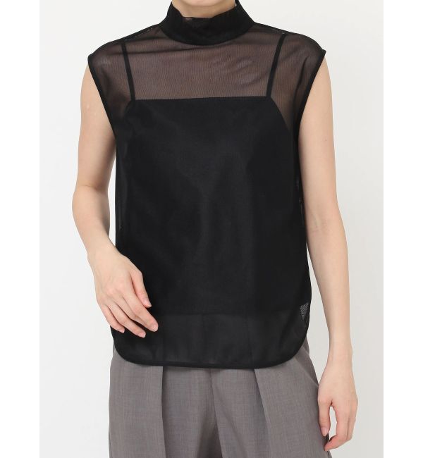 LAGUNAMOON「メッシュノースリーブプルオーバー」|Tシャツ・カットソー|