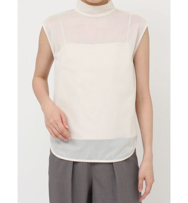 LAGUNAMOON「メッシュノースリーブプルオーバー」|Tシャツ・カットソー|