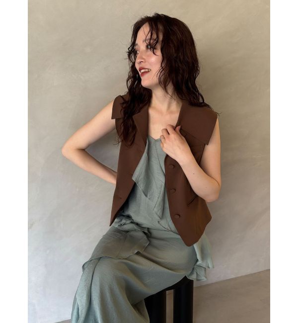 LAGUNAMOON「ラッフルフリルキャミワンピース」|ワンピース|