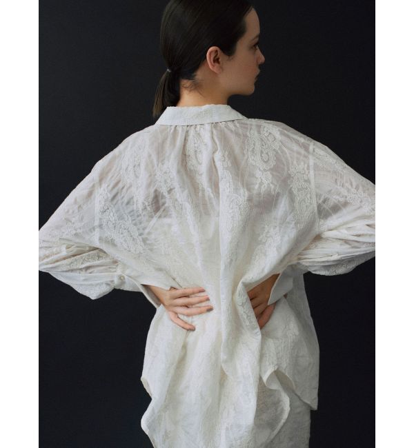 LAGUNAMOON「シアーエンブロイダリーシャツ」|シャツ・ブラウス|