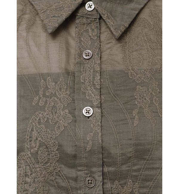 LAGUNAMOON「シアーエンブロイダリーシャツ」|シャツ・ブラウス|