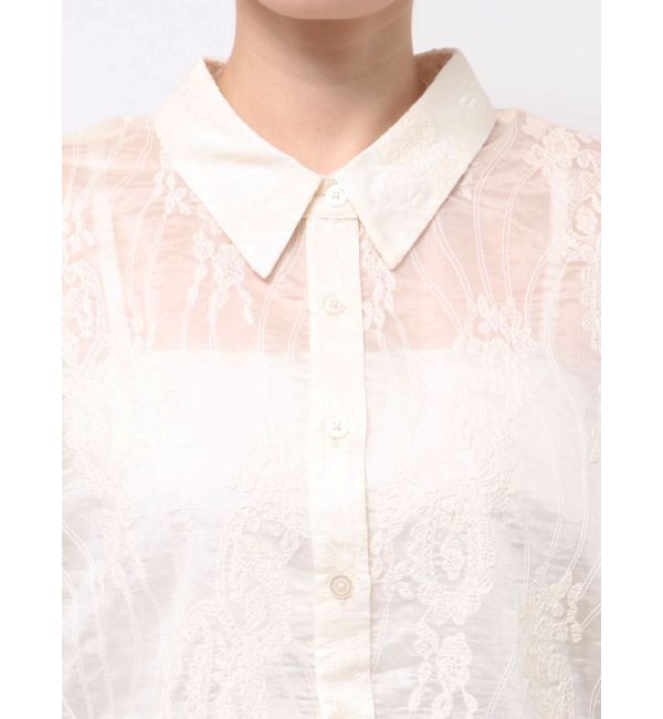 LAGUNAMOON「シアーエンブロイダリーシャツ」|シャツ・ブラウス|