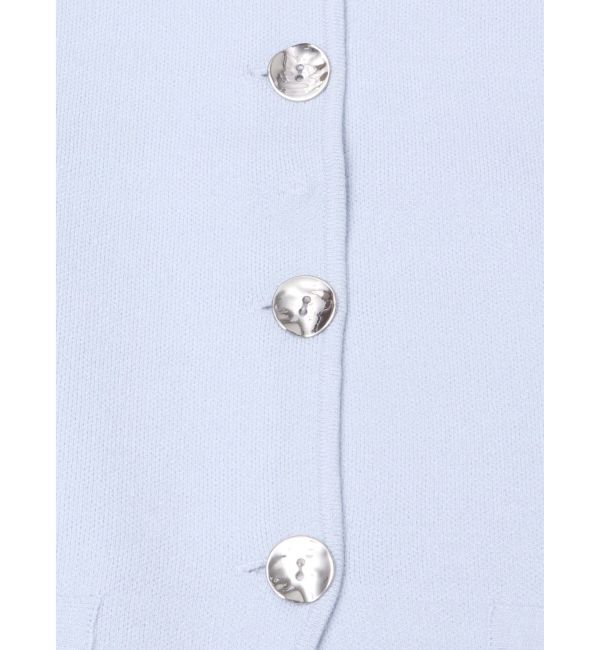 LAGUNAMOON「メタルボタンデザインニットベスト」|ニット・セーター|