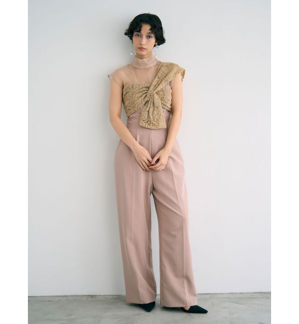 LADYエンブロイダリーツイストパンツドレス（LAGUNAMOON）｜ルミネの