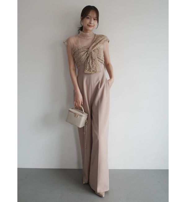 LADYエンブロイダリーツイストパンツドレス（LAGUNAMOON）｜ルミネの