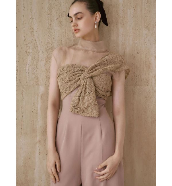 LADYエンブロイダリーツイストパンツドレス（LAGUNAMOON）｜ルミネの