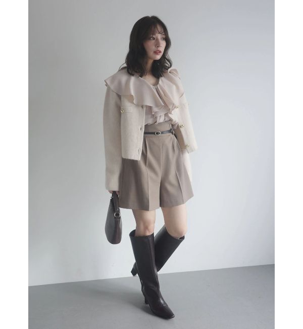 LAGUNAMOON「バイカラーベルトセットショートパンツ」|その他|