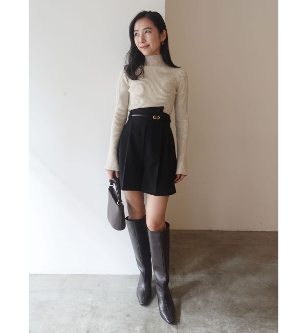 LAGUNAMOON「バイカラーベルトセットショートパンツ」|その他|